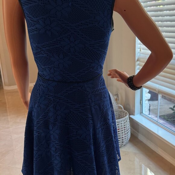 Knitworks Royal Blue Dress Size 16 Kids - Picture 4 of 7